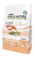 Сухой корм для кошек Unica Natura Unico Indoor (Курица, рис, морковь) 350 гр