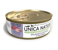 Консервы для кошек Unica Natura UNICO INDOOR Филе тунца с индейкой 70 гр