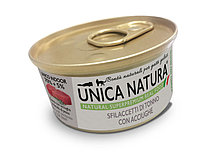 Консервы для кошек Unica Natura UNICO INDOOR Тунец с анчоусом 70 гр