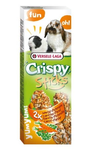 Crispy Sticks для кролика и морской свинки (морковь, петрушка) 110 гр - фото 1 - id-p223626220