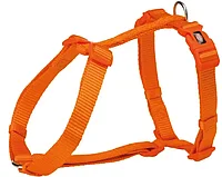 Шлея для собак "TRIXIE" "Premium H-harness" M-L папайа (203418)