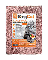 Наполнитель KingCat Тофу Peach 6 л (2.4 кг)