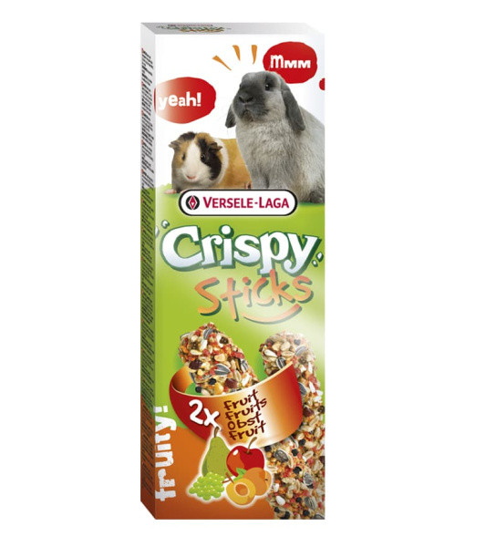 Crispy Sticks для кролика и морской свинки (фрукты) 110 гр - фото 1 - id-p223626230