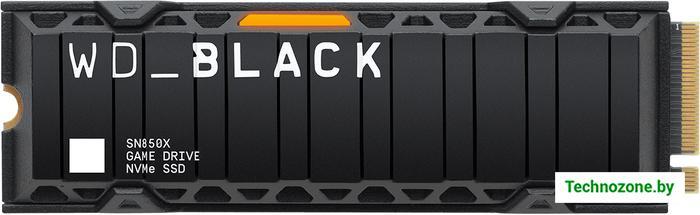 SSD WD Black SN850X NVMe Heatsink 1TB WDS100T2XHE - фото 1 - id-p227162388