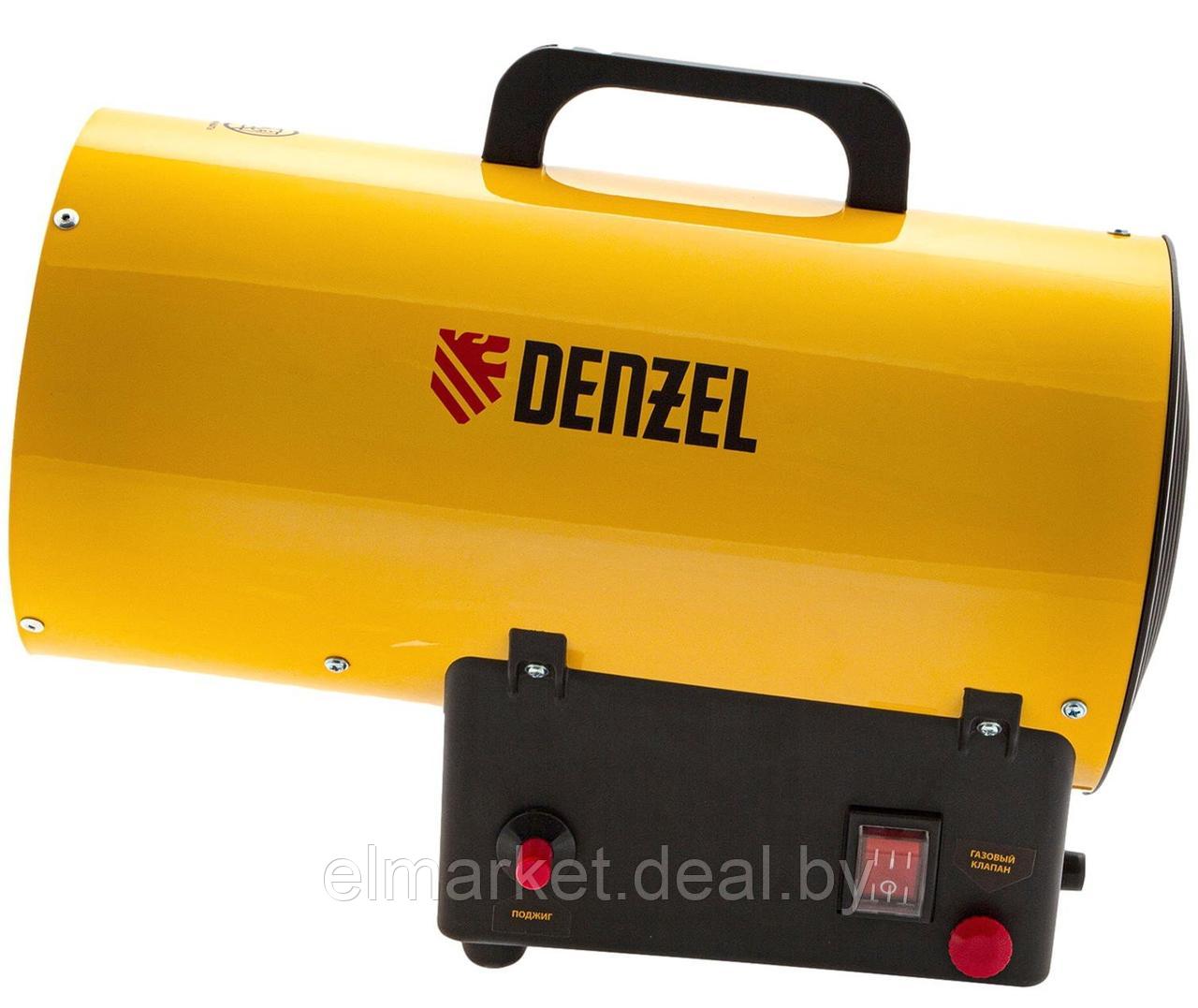 Газовая тепловая пушка Denzel GHG-10, желтый - фото 1 - id-p227162667
