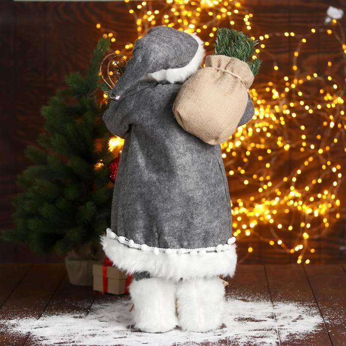Дед Мороз "В сером тулупе со снегоступами" 60 см - фото 3 - id-p227163079