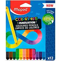 Цветные карандаши Maped "Infinity", 12 шт