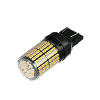 Автолампа светодиодная P21W 1156, 144 SMD, 12 В, CanBus, свет оранжевый