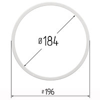 Кольцо прозрачное Ø 185 мм