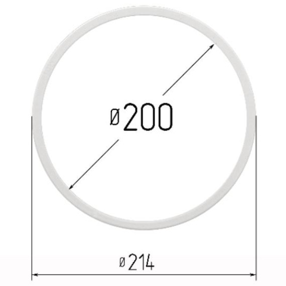Кольцо для натяжного потолка Ø 200 мм