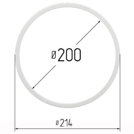 Кольцо для натяжного потолка Ø 200 мм, фото 2