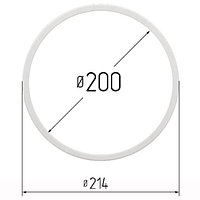 Кольцо прозрачное Ø 200 мм