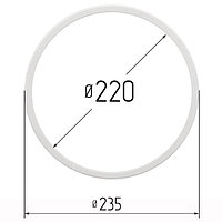 Кольцо прозрачное Ø 220 мм