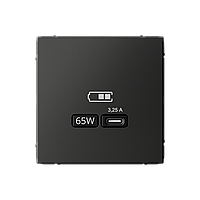 USB розетка тип-C 65W высокоскор.зарядка QC, PD, цвет Базальт (Schneider Electric ArtGallery)