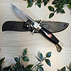 Нож Финка НКВД 95х18 кованый (черная рукоять), фото 10