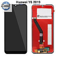 Дисплей (экран) Huawei Y6 2019 оригинал (MRD-LX1F) с тачскрином, черный