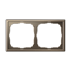 Рамка двухместная универсальная, цвет Мокко (Schneider Electric ArtGallery)