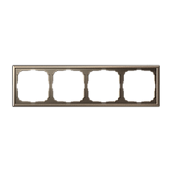 Рамка четырехместная универсальная, цвет Мокко (Schneider Electric ArtGallery)