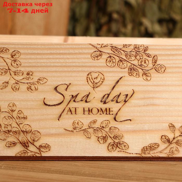 Ящик деревянный "Spa day at home", 24.5×14×8 см - фото 7 - id-p226954656