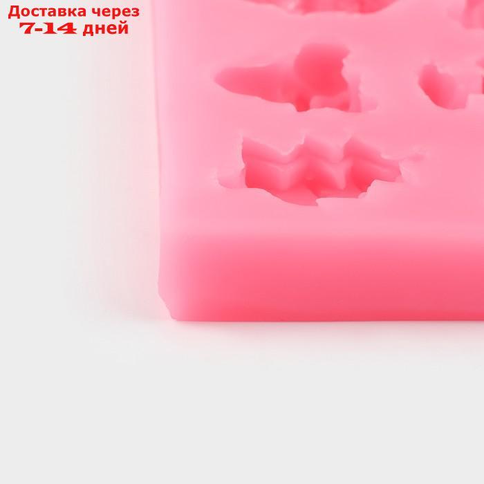 Молд силиконовый "Снежные", 11,8×7 см, цвет МИКС - фото 4 - id-p226964940