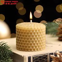 Свеча из вощины "Новый год 2022", 4х4,5 см