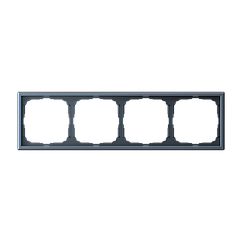 Рамка четырехместная универсальная, цвет Грифель (Schneider Electric ArtGallery)