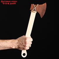 Сувенирное деревянное оружие "Топор Охотничий", 43 см, массив бука