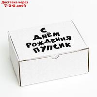 Коробка самосборная "С днем рождения, пупсик", 22 х 16,5 х 10 см