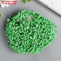 Тычинки для цветов "Капельки пузырьковые зелень" 4х7 мм набор 700 шт длина 6,5 см