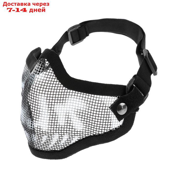 Очки-маска для езды на мототехнике, армированная, цвет черный - фото 1 - id-p226967447
