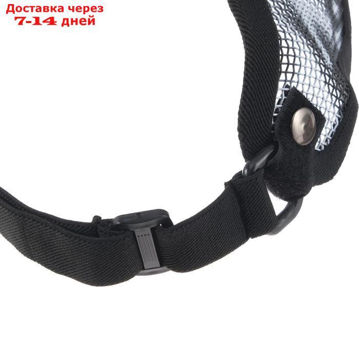 Очки-маска для езды на мототехнике, армированная, цвет черный - фото 3 - id-p226967447
