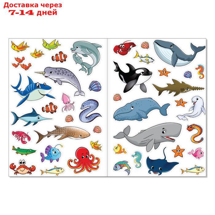 Многоразовые наклейки набор "В мире животных", А4, 2 шт. - фото 5 - id-p226967555