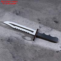 Сувенир деревянный "Штык нож", серое лезвие