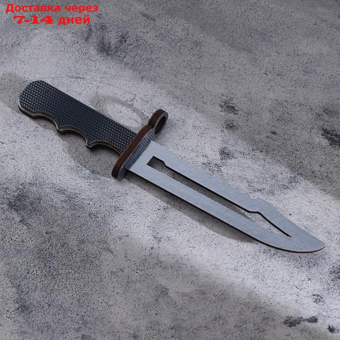 Сувенир деревянный "Штык нож", серое лезвие - фото 3 - id-p226967566