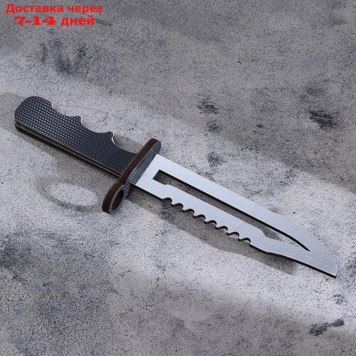 Сувенир деревянный "Штык нож", серое лезвие - фото 4 - id-p226967566