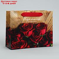 Пакет подарочный ламинированный "Хорошего настроения", 22 × 17.5 × 8 см