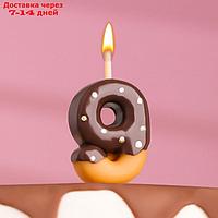 Свеча в торт "Шоколадная глазурь", цифра "9"