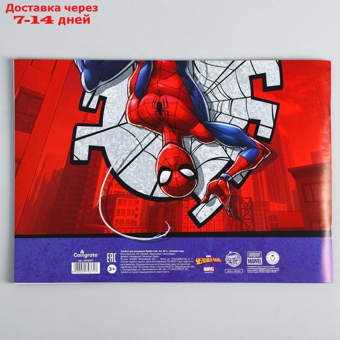 Альбом для рисования А4, 32 л., Spider-man, Человек-паук - фото 3 - id-p226980111