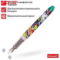 Ручка перьевая Luxor "Ink Glide", 1 картридж, корпус микс, цена за 1 шт