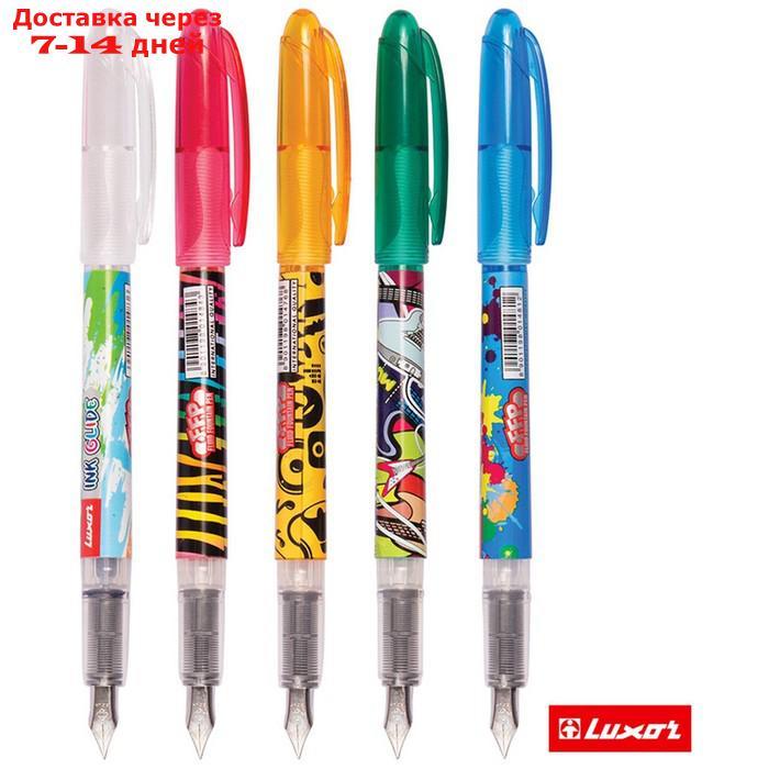 Ручка перьевая Luxor "Ink Glide", 1 картридж, корпус микс, цена за 1 шт - фото 6 - id-p226953321