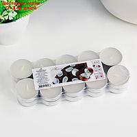 Набор чайных свечей ароматизированных в термоусадке "Кокос", 12 гр, 20 штук, 3,5 ч