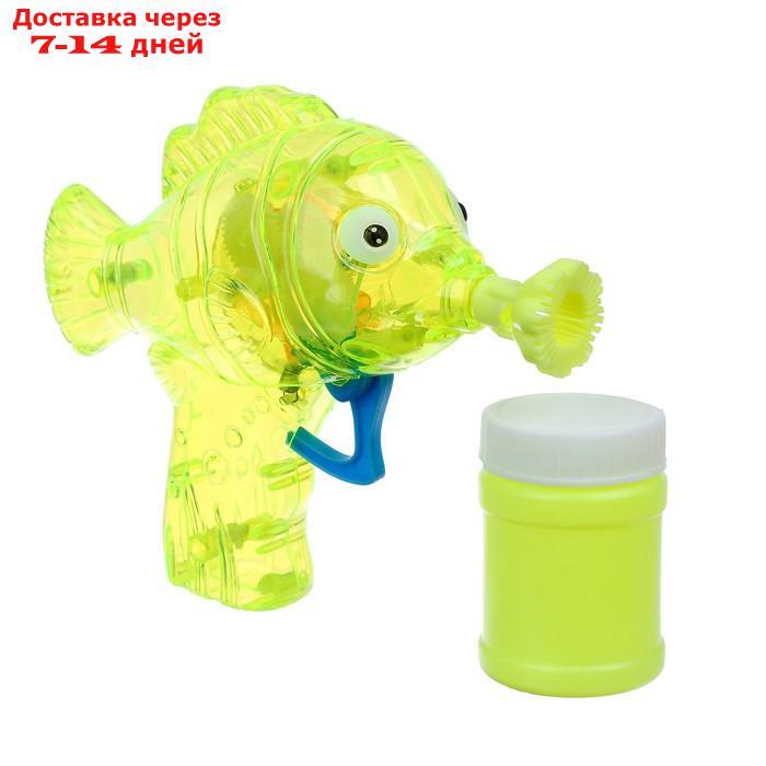 Мыльные пузыри "Рыбка-пистолет" со светом, 50 мл, цвета МИКС - фото 4 - id-p226974354