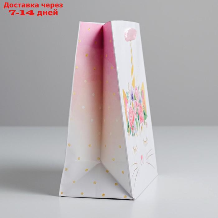 Пакет ламинированный вертикальный "Мур", MS 18 × 23 × 10 см, ручка МИКС - фото 2 - id-p226987404
