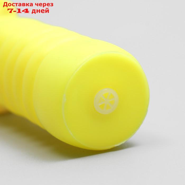 Игрушка пищащая "Зубная щётка" для собак, 15 х 5 см, жёлтая - фото 3 - id-p226978625