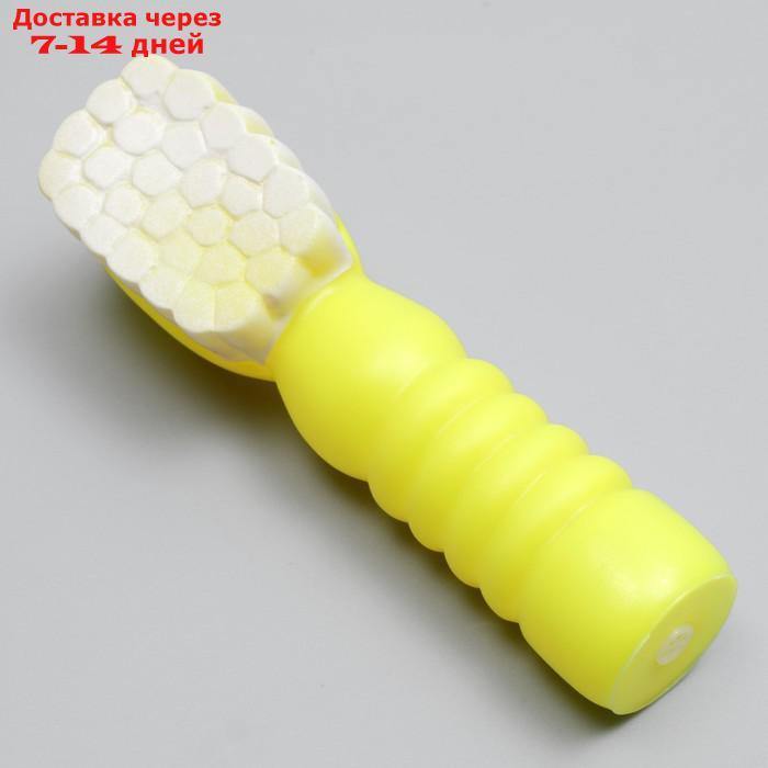Игрушка пищащая "Зубная щётка" для собак, 15 х 5 см, жёлтая - фото 5 - id-p226978625