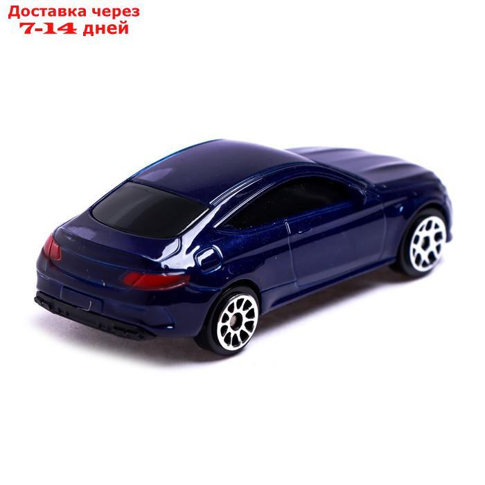 Машина металлическая MERCEDES-AMG C63 S COUPE, 1:64, цвет синий - фото 3 - id-p226980252