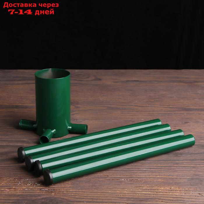 Подставка для ёлки, диаметр 50 мм, цвет зелёный - фото 3 - id-p226969571