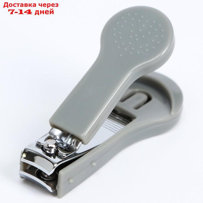 Детский маникюрный набор (ножницы, книпсер, пилка), цвет серый - фото 7 - id-p226983851