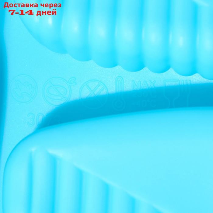 Форма для мороженого Доляна "Эскимо в глазури", 19,5×11×2,5 см, 4 ячейки, цвет МИКС - фото 5 - id-p226973250