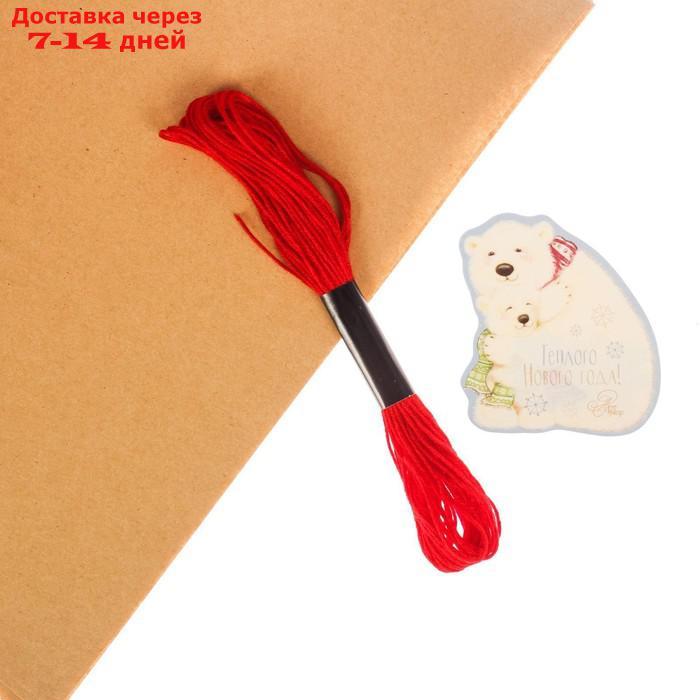 Декор для упаковки подарков "Морозный Новый Год", набор для шитья, 22 × 33 × 14 см - фото 3 - id-p226967936